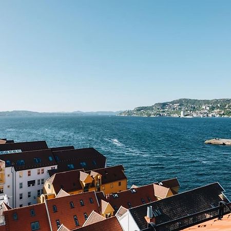Beautiful Penthouse With An Ocean View In Bergen Lägenhet Exteriör bild