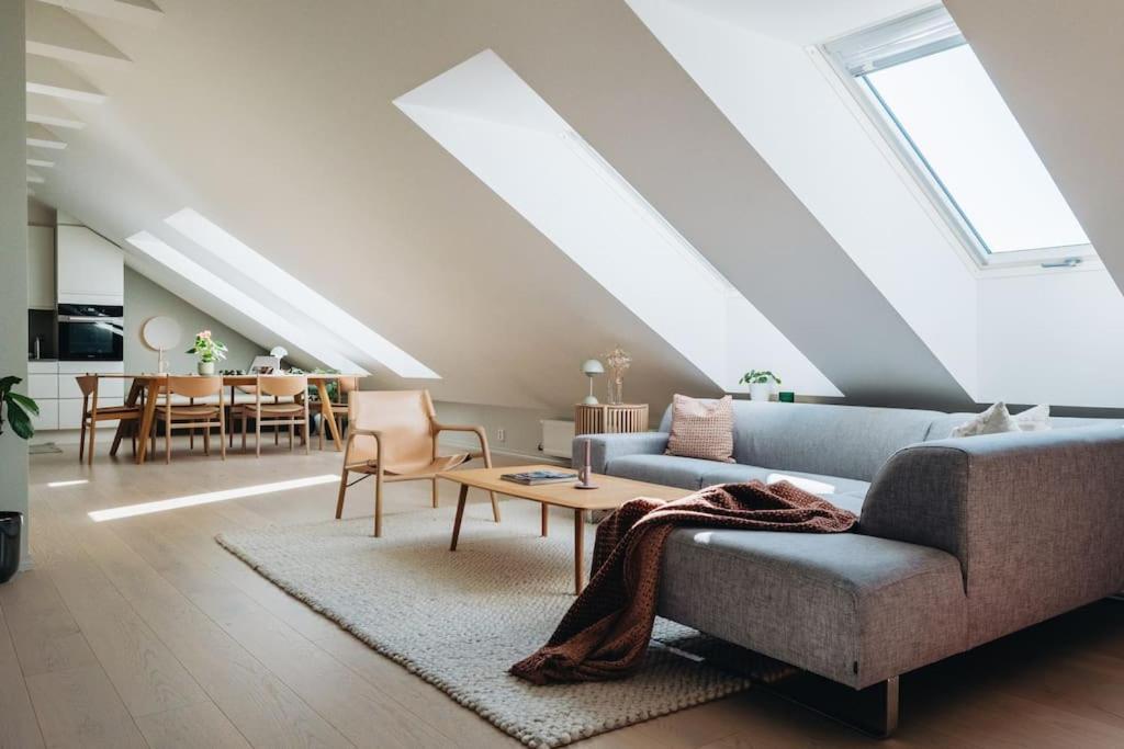 Beautiful Penthouse With An Ocean View In Bergen Lägenhet Exteriör bild