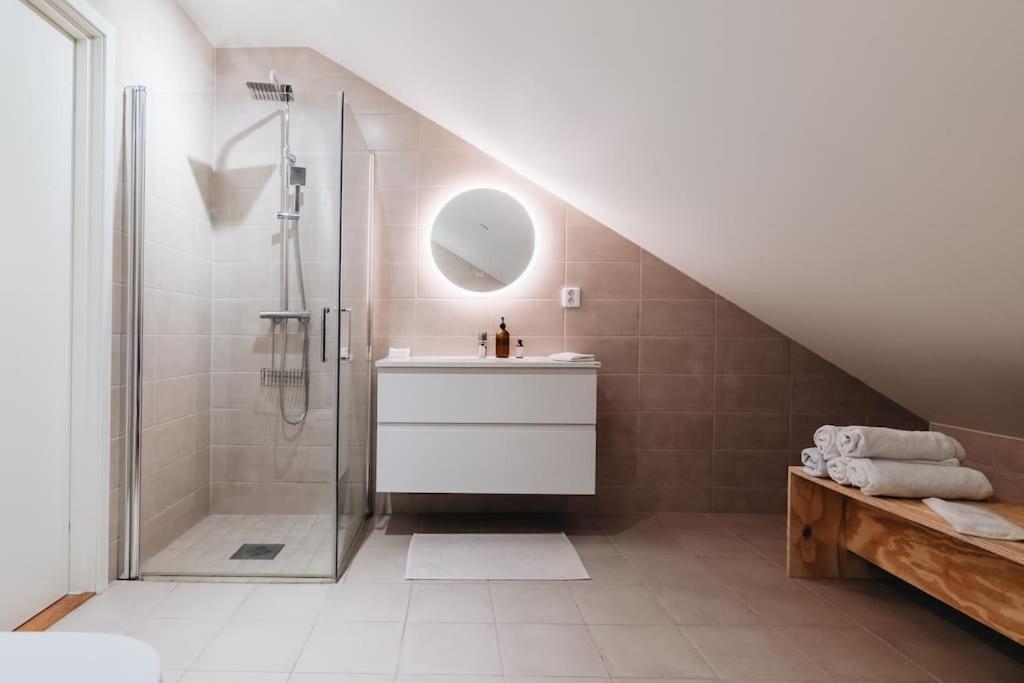 Beautiful Penthouse With An Ocean View In Bergen Lägenhet Exteriör bild